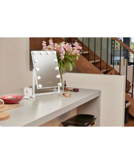 LED Vanity Mirror - White Gloss